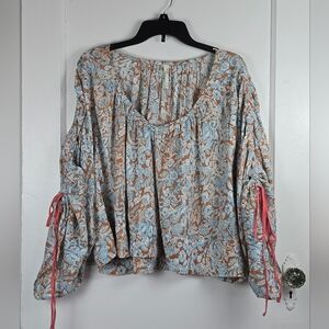 Anthropologie Bohemian Blouse L